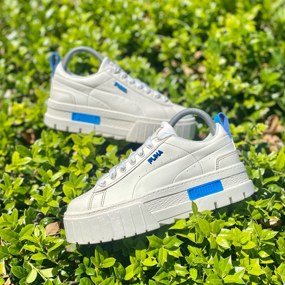 Puma Mayze Infuse Tan Lifestyle Platform Sneakers